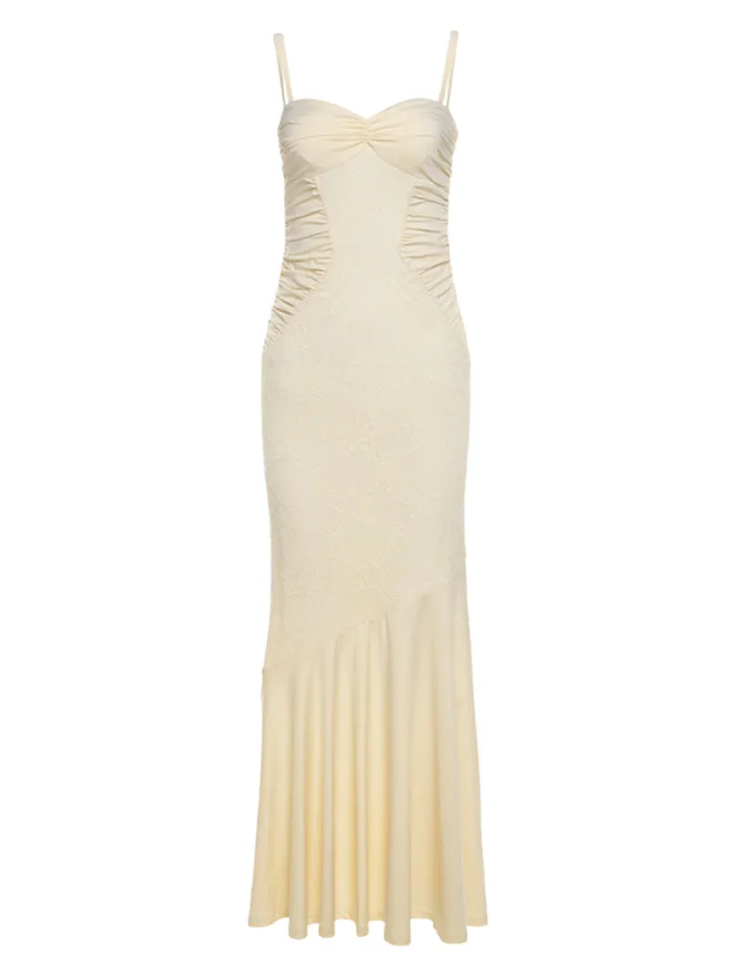 Women V-Neck Floral Cami Formal Dress
