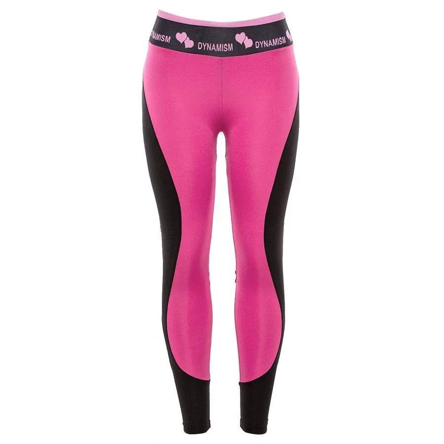 Women's Summer High Waist Patchwork Fitness Leggings