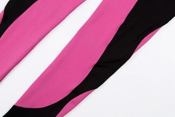 Women's Summer High Waist Patchwork Fitness Leggings