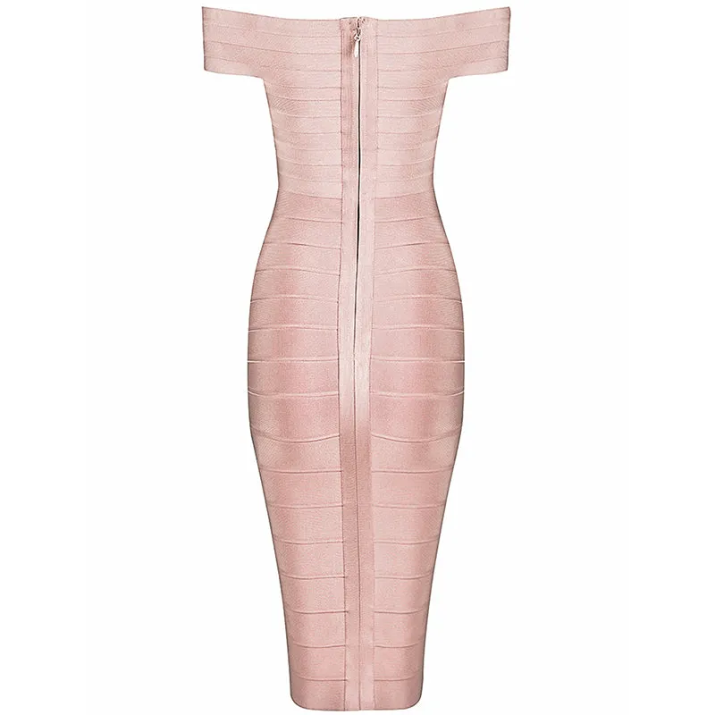 Women's Summer Off-Shoulder Sheath Sleeveless Dress