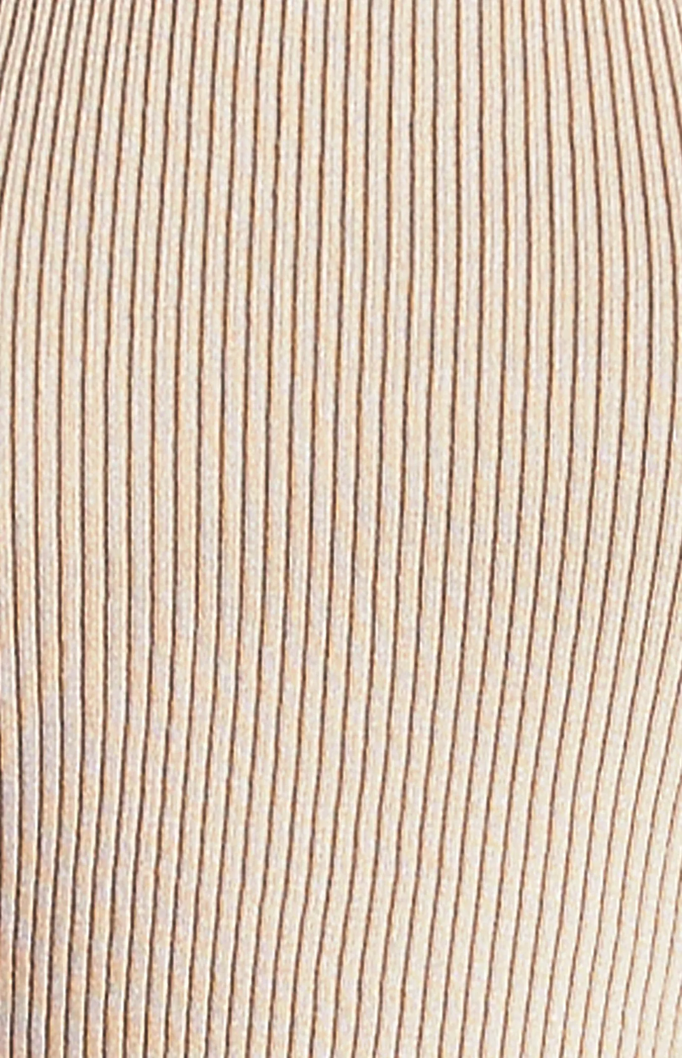 Wooden Bead Detail Halter Knit Top - Stone